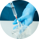 Removing airspace within bag of sodium chloride injection-image