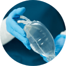 Inverting the infusion bag-image